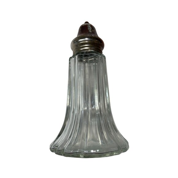 Vintage Leonard Crystal Silver Plate Salt/Pepper Shaker (Set) - Picture 12 of 12